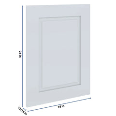 J&K White Shaker S8 Dummy Door Panel 18" W x 24" H