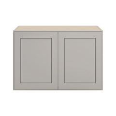 CNC Luxor 5-Piece Misty Grey 36" W X 24" H X 24" D Double Door Wall Cabinet