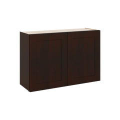 J&K Java Coffee S1 Double Door Wall Cabinet - 36" W x 24" H