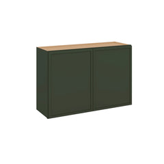 Modernform Cabinet Slim Sage Green 36" W X 24" H X 12" D Double Door Wall Cabinet