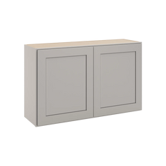 CNC Luxor 5-Piece Misty Grey 36" W X 24" H Double Door Wall Cabinet