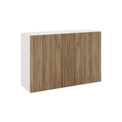 Modernform Cabinet Walnut 36" W X 24" H X 12" D Double Door Wall Cabinet