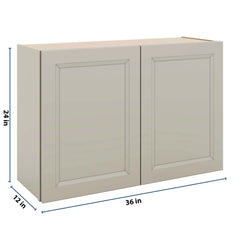 J&K Pebble B6 Double Door Wall Cabinet - 36" W x 24" H
