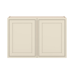 J&K Pearl Glazed H9 Double Door Wall Cabinet - 36" W x 24" H