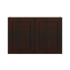 J&K Java Coffee S1 Double Door Wall Cabinet - 36" W x 24" H