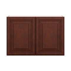 J&K Mahogany J5 Double Door Wall Cabinet - 36" W x 24" H