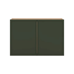 Modernform Cabinet Slim Sage Green 36" W X 24" H X 12" D Double Door Wall Cabinet