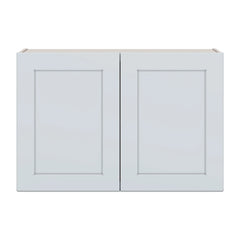 J&K White Shaker S8 Double Door Wall Cabinet - 36" W x 24" H
