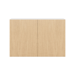 Modernform Cabinet Natural Oak 36" W X 24" H X 12" D Double Door Wall Cabinet