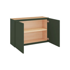 Modernform Cabinet Slim Sage Green 36" W X 24" H X 12" D Double Door Wall Cabinet