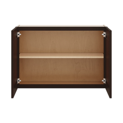J&K Java Coffee S1 Double Door Wall Cabinet - 36" W x 24" H
