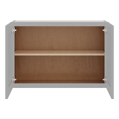 J&K Castle Grey S5 Double Door Wall Cabinet - 36" W x 24" H