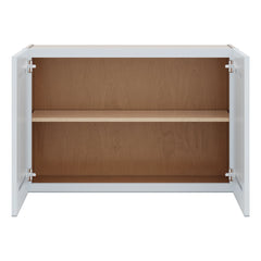 J&K White Shaker S8 Double Door Wall Cabinet - 36" W x 24" H