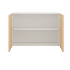Modernform Cabinet Natural Oak 36" W X 24" H X 12" D Double Door Wall Cabinet