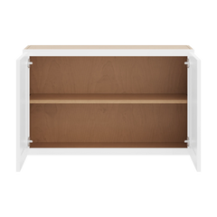 CNC Luxor 5-Piece White 36" W X 24" H Double Door Wall Cabinet