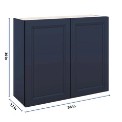 J&K Naval B7 Double Door Wall Cabinet - 36" W x 30" H