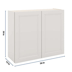 J&K Pure B5 Double Door Wall Cabinet - 36" W x 30" H