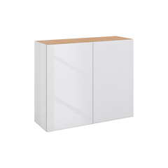 Modernform Cabinet Gloss White 36" W X 30" H X 12" D Double Door Wall Cabinet