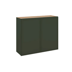 Modernform Cabinet Slim Sage Green 36" W X 30" H X 12" D Double Door Wall Cabinet