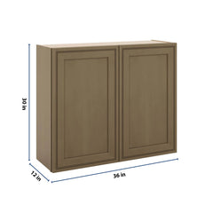 J&K Hazel H8 Double Door Wall Cabinet - 36" W x 30" H
