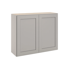 CNC Luxor 5-Piece Misty Grey 36" W X 30" H Double Door Wall Cabinet