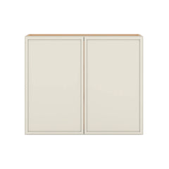 Modernform Cabinet Slim Dove White 36" W X 30" H X 12" D Double Door Wall Cabinet