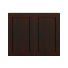 J&K Java Coffee S1 Double Door Wall Cabinet - 36" W x 30" H
