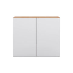 Modernform Cabinet Matte White 36" W X 30" H X 12" D Double Door Wall Cabinet