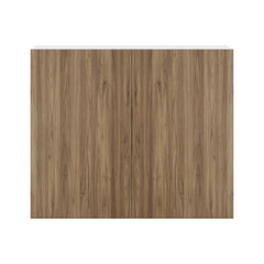 Modernform Cabinet Walnut 36" W X 30" H X 12" D Double Door Wall Cabinet