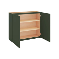 Modernform Cabinet Slim Sage Green 36" W X 30" H X 12" D Double Door Wall Cabinet