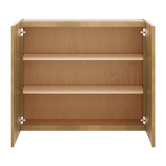 J&K Butterscotch B8 Double Door Wall Cabinet - 36" W x 30" H