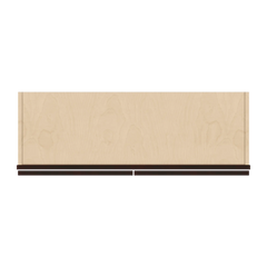 J&K Java Coffee S1 Double Door Wall Cabinet - 36" W x 30" H