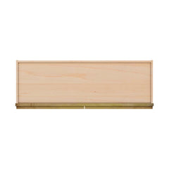 Modernform Cabinet Natural Shaker 36" W X 36" H X 12" D Double Glass Door Wall Cabinet