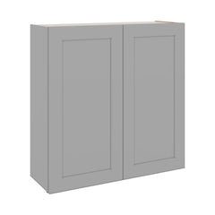 J&K Castle Grey S5 Double Door Wall Cabinet - 36" W x 36" H