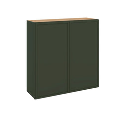 Modernform Cabinet Slim Sage Green 36" W X 36" H X 12" D Double Door Wall Cabinet