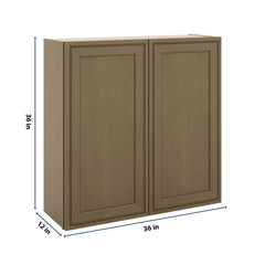 J&K Hazel H8 Double Door Wall Cabinet - 36" W x 36" H