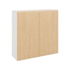 Modernform Cabinet Natural Oak 36" W X 36" H X 12" D Double Door Wall Cabinet