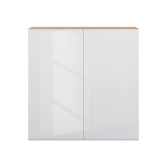 Modernform Cabinet Gloss White 36" W X 36" H X 12" D Double Door Wall Cabinet