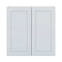 J&K White Shaker S8 Double Door Wall Cabinet - 36" W x 36" H