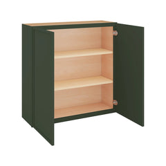 Modernform Cabinet Slim Sage Green 36" W X 36" H X 12" D Double Door Wall Cabinet