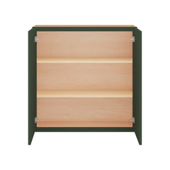 Modernform Cabinet Slim Sage Green 36" W X 36" H X 12" D Double Door Wall Cabinet