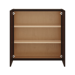 J&K Java Coffee S1 Double Door Wall Cabinet - 36" W x 36" H
