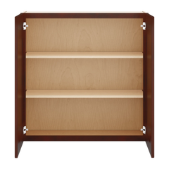 J&K Mahogany J5 Double Door Wall Cabinet - 36" W x 36" H
