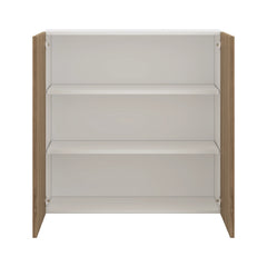 Modernform Cabinet Walnut 36" W X 36" H X 12" D Double Door Wall Cabinet