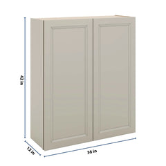 J&K Pebble B6 Double Door Wall Cabinet - 36" W x 42" H