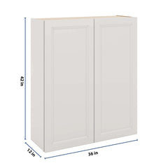 J&K Pure B5 Double Door Wall Cabinet - 36" W x 42" H