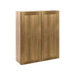 J&K Butterscotch B8 Double Door Wall Cabinet - 36" W x 42" H