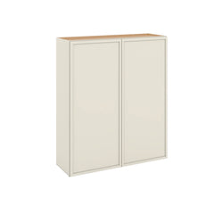 Modernform Cabinet Slim Dove White 36" W X 42" H X 12" D Double Door Wall Cabinet