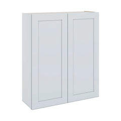 J&K White Shaker S8 Double Door Wall Cabinet - 36" W x 42" H