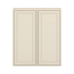 J&K Pearl Glazed H9 Double Door Wall Cabinet - 36" W x 42" H